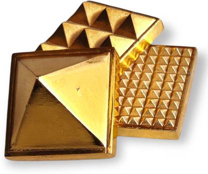 SadaSukh 3 Layer Vastu Pyramid / Three Stage Vastu Pyramid for Positive Energy and Vastu Correction Decorative Showpiece  -  4 cm