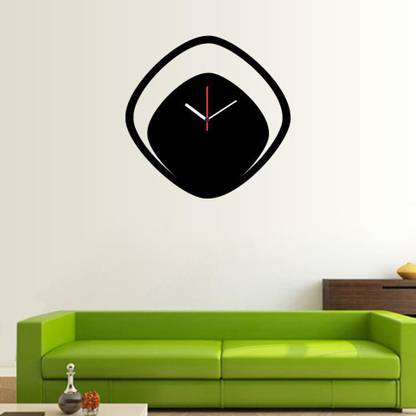 WALL STICKS 55 cm Black– Abstract - Wall Sticker - Wall Clock - Decals - WS5020 Self Adhesive Sticker