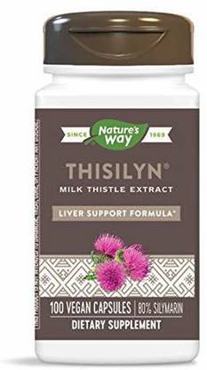 Nature's Way Thisilyn Standardardized Milk Thistle Extract , 100 Count (Pack of 1)