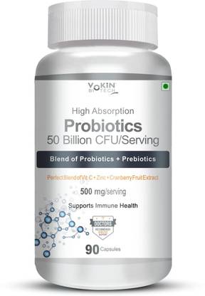 Vokin Biotech Probiotics With Fructooligosaccharide, Cranberry & Vitamin C For Immune Health