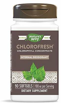 Nature's Way Chlorofresh; Internal Deodorant*; chlorophyll concentrate; 90 softgels
