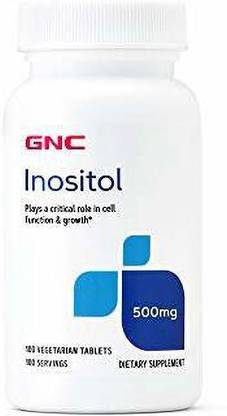 GNC Inositol 500mg, 100 Tablets, Supports Cell Function and Growth