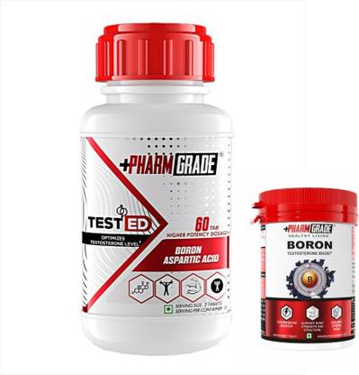 PharmGrade Test ED 60 Tablets With Boron Testosterone Booster 60 Tablet