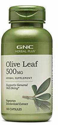 GNC Herbal Plus Olive Leaf 500 mg