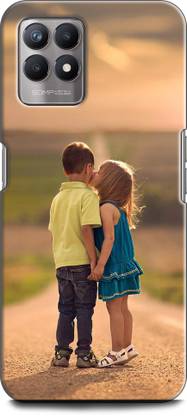 INDICRAFT Back Cover for Realme 8i, RMX3151 LOVE, SWEET COUPLE, KIDS, GIRL, BOY, TOGETHER
