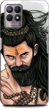 INDICRAFT Back Cover for Realme 8i, RMX3151 BHOLENATH, SHIVJII, MAHADEV, SHIVA, GOD