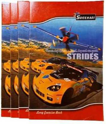 UJAANS Stapled 33×21cm unruled good quality long exercise book Regular Notebook unruled 72 Pages