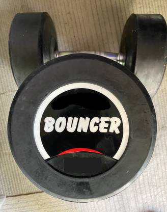 HACKERX Bouncer Dumbbells (15kg X2 =30kg) Black Shade Premium Neon pop (30 kg) Fixed Weight Dumbbell
