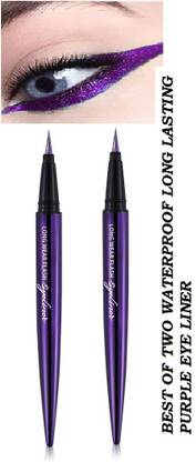 MYEONG QUICK DRYING SMUDGE AND WATER PROOF SHINY PURPLE DIAMOND PEN EYE LINER 3 g