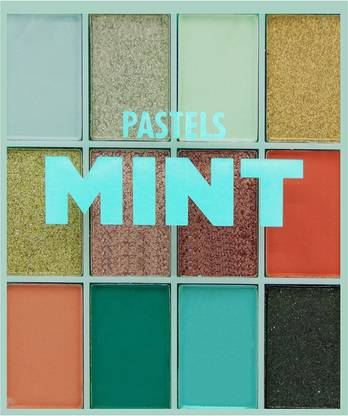 GFSU COLOR 12 Mint nude color pastel mini eyeshadow palette 18 g