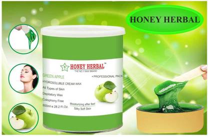 HONEY HERBAL Hydrosoluble Green Apple Cream wax(800gm0 Cream