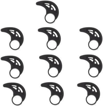 Street27 10pcs Ear Strap Horn Shaped Clip Earring for Headphones Black In The Ear Headphone Cushion