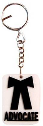 CLOVERBYTE Law Keyring Acrylic Material For Lawyers, Advocates, Official Purpose Key Chain