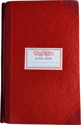 rekha binders Stock Book/Register No 24(613pages) 1-Part Accounts Book
