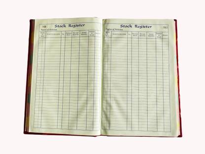 rekha binders Stock Book/Register No 30(781pages) 1-Part Record keeping Book