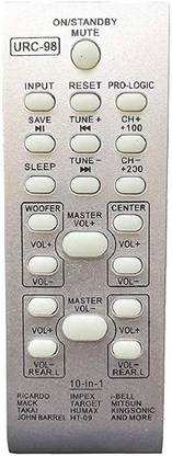 BhalTech 10-in-1 URC-98 Universal Home Theater Compatible with Ricardo Mack John Barrel IMPEX Target HUMAX HT-09 I-Bell  KINGSONIC and More MITSUN Remote Controller