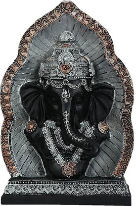 Temple Ganesh Ji Ganesh Temple Decorative Showpiece  -  22 cm