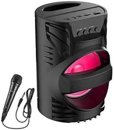 ROAR YLL_546F_LZ 4104||WS-04|| Karaoke Speaker With Mic Super Bass Bluetooth Wireless Portable compatiable With all smart phones || Karaoke Bluetooth speaker with SD card and USB slot Wireless Bluetooth Multimedia Speaker || Wireless Speaker Ultra Loud Stereo sound || Bluetooth Speaker for Desktop PC|| Bluetooth Speaker Home Audio|| Perfect for home DJ audio player and DJ for outdoor activities || FM , Aux, TF, Speaker Phone / Wireless Speaker Compatible with all your devices. 15 W Bluetooth Tower Speaker