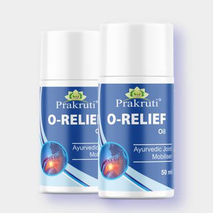 Prakruti Pure Herbs O-Relief Roll On Ayurvedic Ortho Oil For Joint, Knee and Muscles Pain Relief