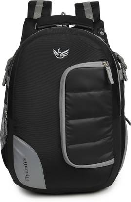Flycraft simna,1380 black spacy comfortable 5th to 12th class school bags Waterproof School Bag
