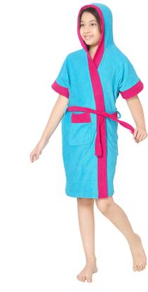Sand Dune Turquoise Free Size Bath Robe