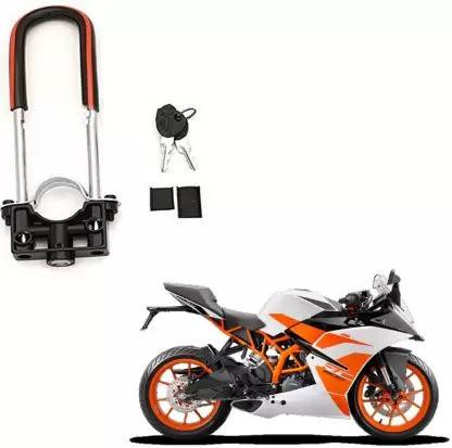 WHEETOYKART Bike Front U-Type Anti Theft Wheel Lock For KTM RC 200 Wheel Lock