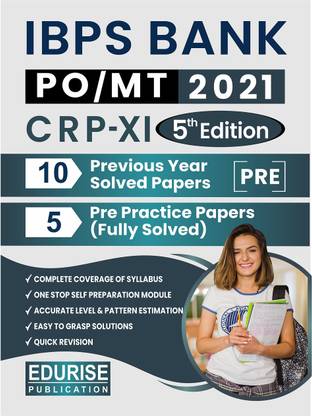 IBPS BANK PO MT 2021 Preliminary Exam Previous Year Solved Paper Practice Papers