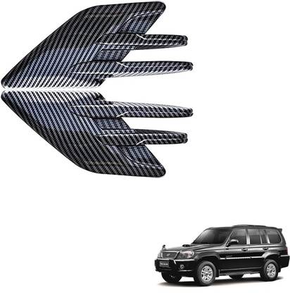 SEMAPHORE Car Fender Side Vents Compatible Decorative Air Flow Intake For Exterior Parts Carbon Fiber for Hyundai Terracan Car Air Vent Trim