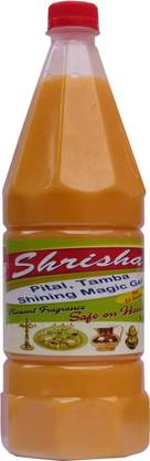 SHRISHA Shining Magic Gel for Copper & Brass Instant Cleaner Polish, Anti-Tarnish, Shines 1 Liter - Pack of 1 Dish Cleaning Gel