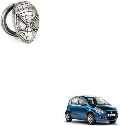 SEMAPHORE Car Engine Start Button Protective Cover 3D Aluminum Alloy Ignition Switch Decorative Cover(Silver) for Maruti Ritz Engine Start/Stop Button