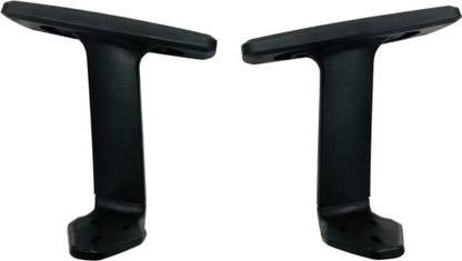 RATISON Office Chair Handle Revolving Visitor Chair Adjustable Handle with Square pad 1 Pair Replacement Computer Chair fit to Every Chair (nut Bolt & Key Free) Sofa Arm Rest
