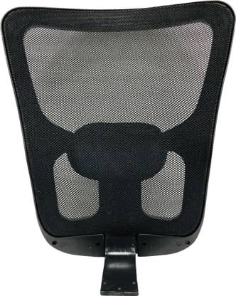 RATISON Office Chair Back Visitor revolving Jazz Chair Back Spare Parts Accessories Chair net Back (Adjustable Lumber Support) with nut Bolts and Key Easily fit to Every Chair Sofa Frame