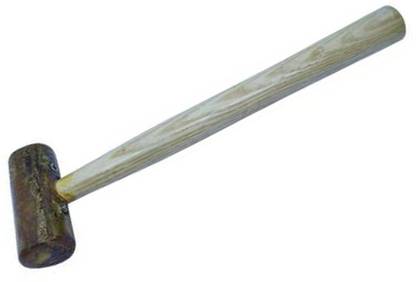 Scorpion Raw Hide Mallet Natural 2.1/2" (62MM) Speciality Hammer