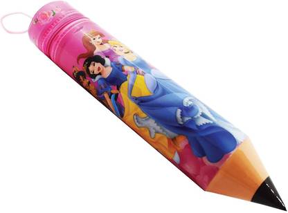 MSN PENCIL SHAPE POUCH CARTOON CHARACTER Art Plastic Pencil Box Geometry Box