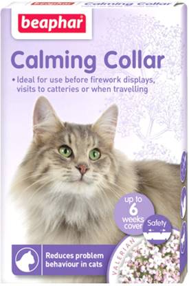 Beaphar Calming Collar for Reduces Stress in Cats Pet First Aid Kit