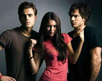 Tv The Vampire Diaries Elena Gilbert Tv Series Art Matte Finish Poster Paper Print