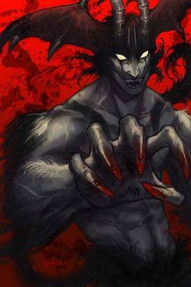 Devilman Carlenne Devil Man Tictail Akira Cry Baby Crybaby Evil Demon Matte Finish Poster Paper Print