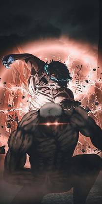 Eren Vs Reiner Attack Titan Reiner Braun Attack On Titan Armored Titan Eren Jeager Matte Finish Poster Paper Print