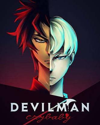 Devilman Cry Baby Devil Man Crybaby Akira Sirene Evil Demon Matte Finish Poster Paper Print