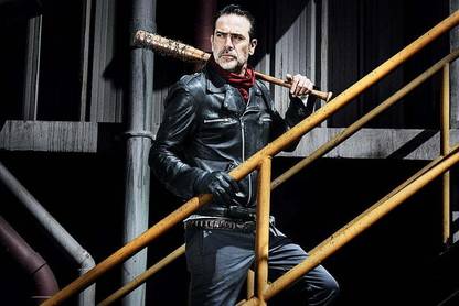 Tv Show The Walking Dead Jeffrey Dean Morgan Negan The Walking Dead Matte Finish Poster Paper Print
