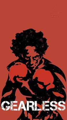 Gearless Anime Megalobox Joe Jnk Dog Red Boxing Vector Punch Matte Finish Poster Paper Print