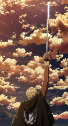Erwin Smith Attack On Titan Shingeki No Kyojin Shinzou Wo Sasageyo Matte Finish Poster Paper Print