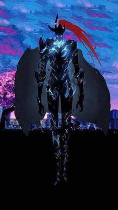 Igris Dark Knight Igris Knight Shadow Shadow Noght Solo Leveling Matte Finish Poster Paper Print