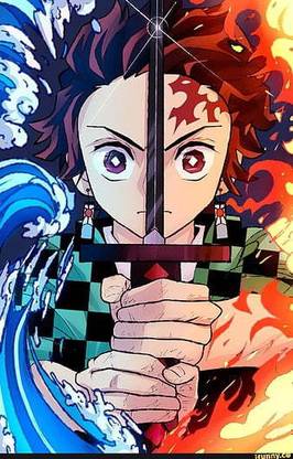 Kamado Tanjiro Anime Demon Demon Slayer Inosuke Kimetsu No Yaiba Nezuko Slayer Tanjiro Matte Finish Poster Paper Print