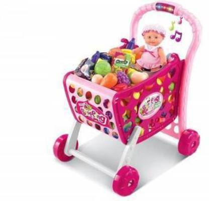 vishu enterprise Food Shopping trolley pink