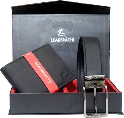 LEADERACHI Wallet & Belt Combo