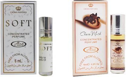 AL- REHAB Soft & Choco Musk Attar Combo Pack Floral Attar