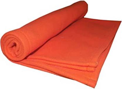 Supreme Home Collective Solid Single Fleece Blanket for  AC Room