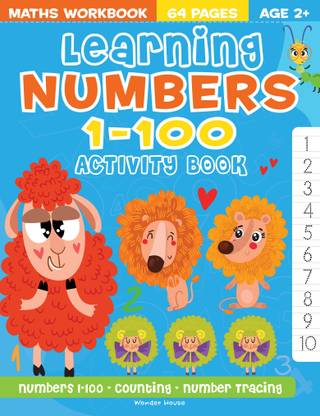 Learning Numbers 1-100 Activity Book Fun Early Learning and Interactive Book for Children