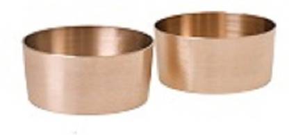 De Kulture Works Bronze Serving Bowl Handmade Kansa Katori Bowl Set of 2, 3x1.5 (DH) Inches